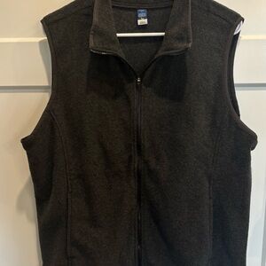 Old Navy Charcoal Gray Fleece Vest